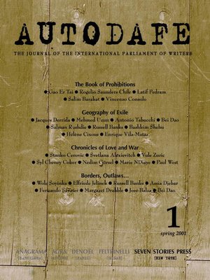cover image of Autodafe 1
